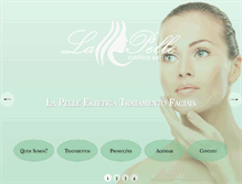 Tablet Screenshot of esteticalapelle.com.br